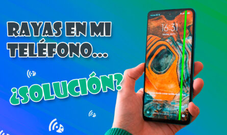 ¿Por qué me salen rayas en la pantalla del móvil?