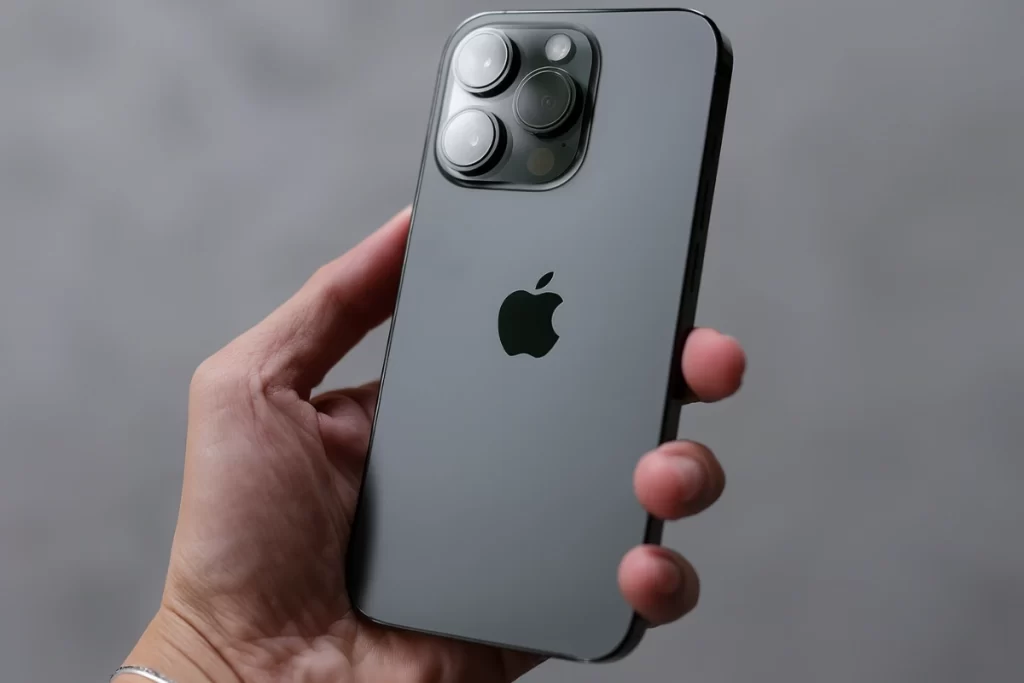 iphone 16 pro max en Titanio Negro