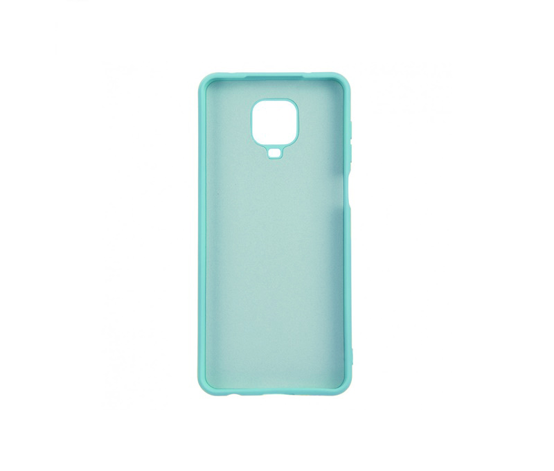 Funda Gel Tacto Silicona + Colgante Azul Turquesa Xiaomi Redmi 9A
