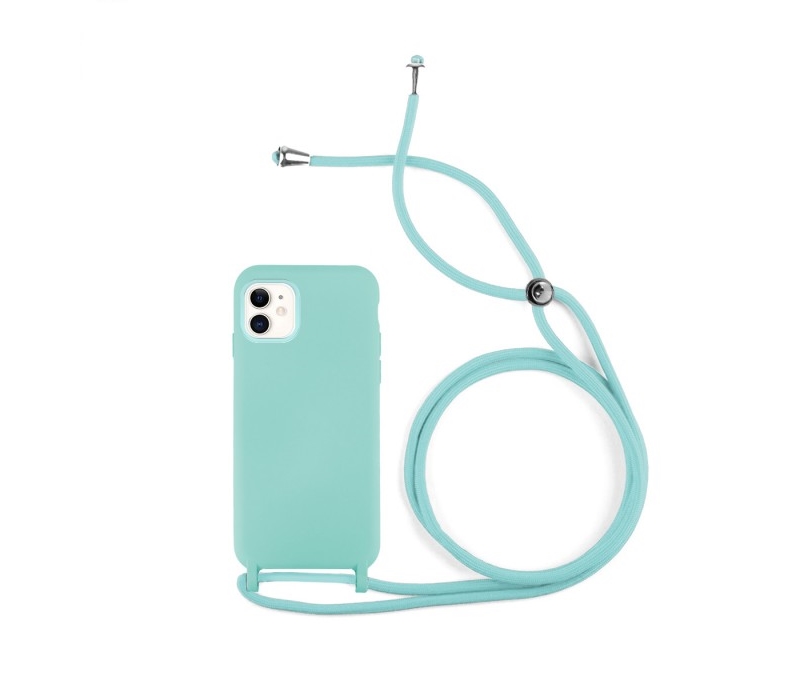 MyGadget Funda con Cuerda para Apple iPhone 12  12 Pro - Carcasa en  Silicona TPU Suave con Cordón - Case y Correa Colgante Ajustable y Portátil  - Azul Oscuro : : Electrónica