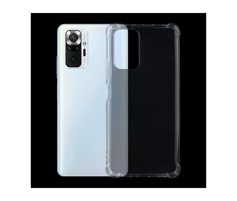 Funda Compatible con Xiaomi Redmi Note 10 Pro / Redmi Note 10 Pro Max  Transparente Carcasa para móvil de TPU con diseño Bicolor con Absorción de