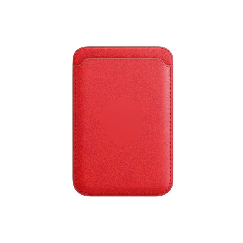 Tarjetero MagSafe color rojo para iPhone