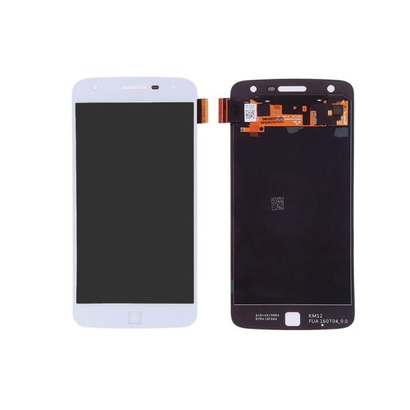 PANTALLA LCD COMPLETA PARA MOTOROLA Z PLAY BLANCO SIN MARCO