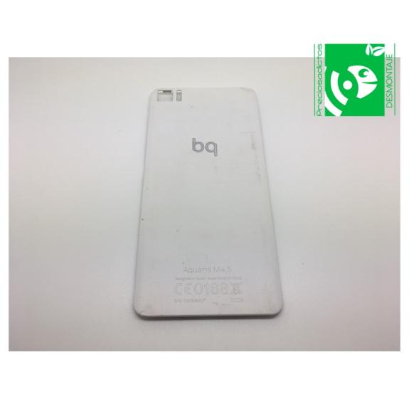 TAPA TRASERA CUBRE BATERIA PARA BQ AQUARIS M4.5 BLANCO