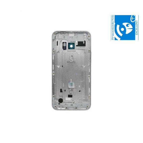 TAPA TRASERA CUBRE BATERIA PARA HTC ONE M10 PLATA