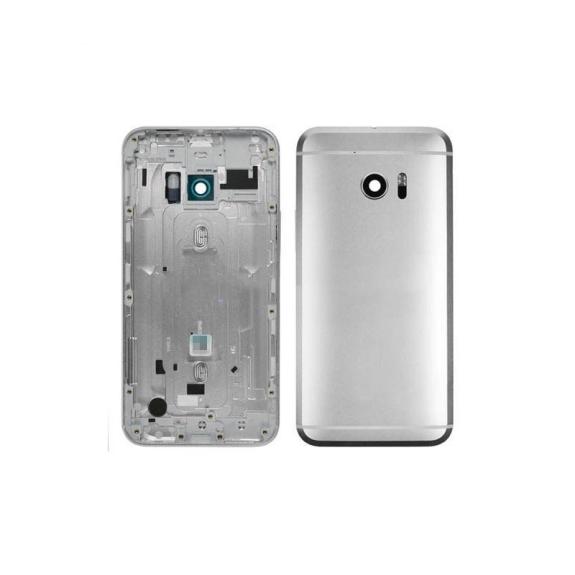 TAPA TRASERA CUBRE BATERIA PARA HTC ONE M10 PLATA