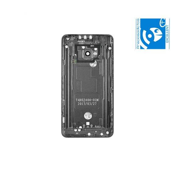 TAPA TRASERA CUBRE BATERIA PARA HTC ONE M7 NEGRO