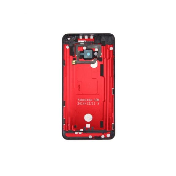 TAPA TRASERA CUBRE BATERIA PARA HTC ONE M7 ROJO