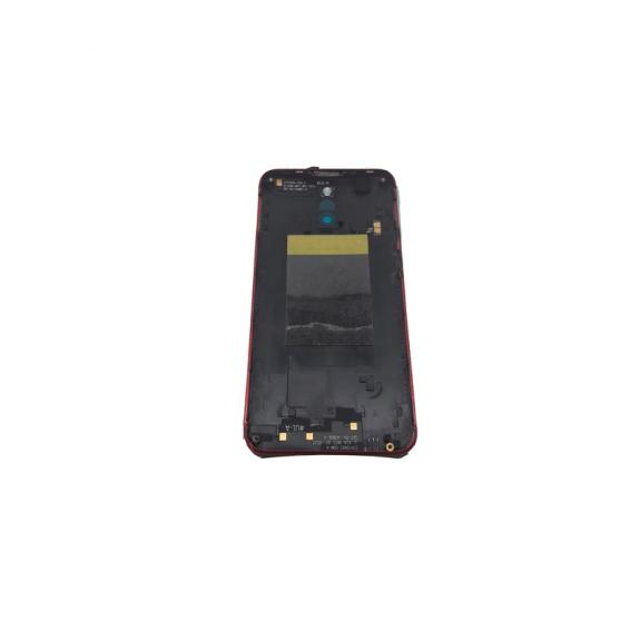 TAPA TRASERA CUBRE BATERIA PARA HTC ONE E8 ROJO