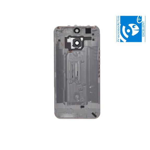 TAPA TRASERA CUBRE BATERIA CON BOTONES PARA HTC M9 PLUS GRIS