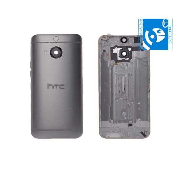 TAPA TRASERA CUBRE BATERIA CON BOTONES PARA HTC M9 PLUS GRIS