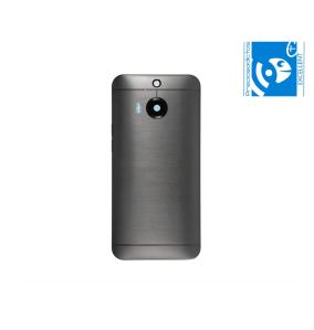 Back cover covers battery with buttons for HTC M9 Plus gray
