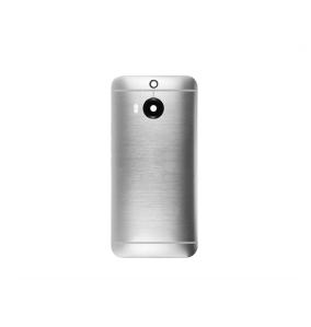 Rear top covers battery with buttons for HTC M9 Plus silver