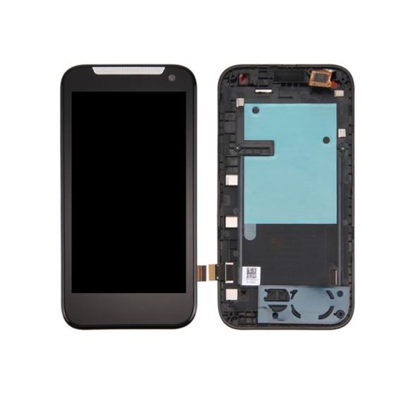 PANTALLA TACTIL LCD COMPLETA PARA HTC DESIRE 310 PLATA CON MARCO