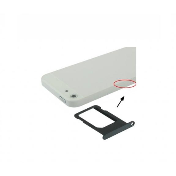Bandeja SIM para iPhone 5 / 5S / SE negro