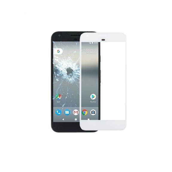 CRISTAL FRONTAL DE PANTALLA PARA GOOGLE PIXEL XL/NEXUS M1 BLANCO