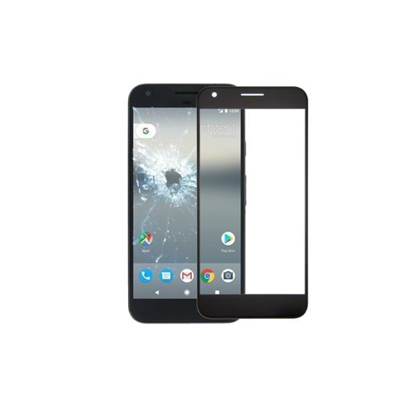 CRISTAL FRONTAL DE PANTALLA PARA GOOGLE PIXEL / NEXUS S1 NEGRO