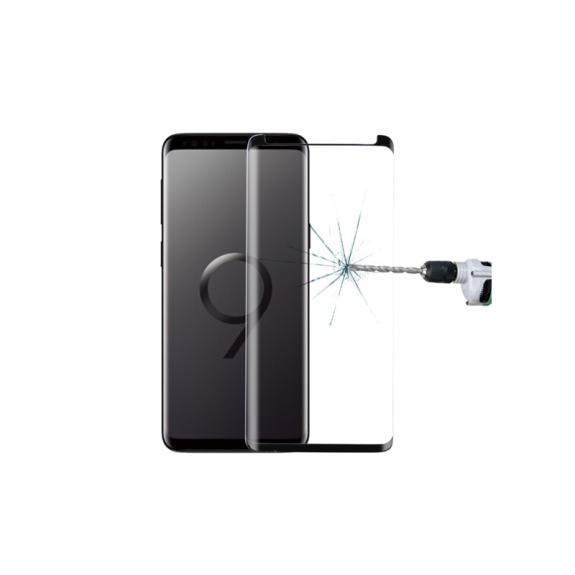 PROTECTOR DE PANTALLA CRISTAL TEMPLADO PARA SAMSUNG S9 NEGRO 3D