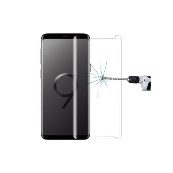 CRISTAL TEMPLADO PARA SAMSUNG S9 TRANSPARENTE 3D