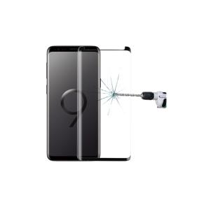 CRISTAL TEMPLADO CURVO PARA SAMSUNG S9 PLUS NEGRO