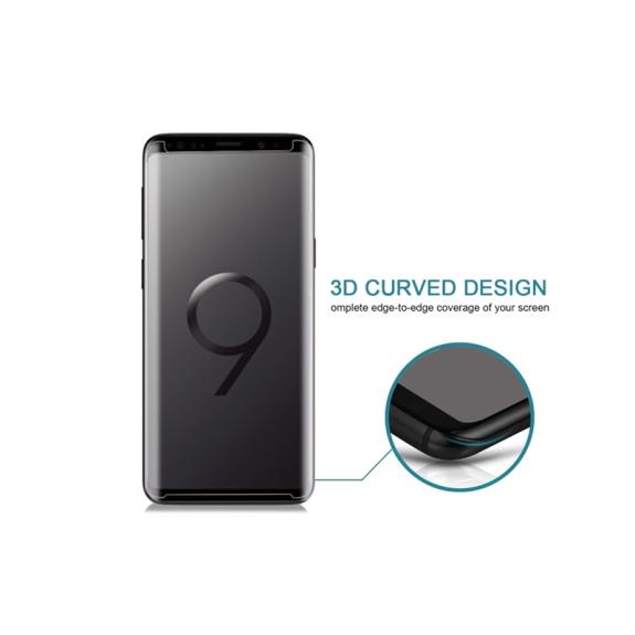 PROTECTOR CRISTAL TEMPLADO PARA SAMSUNG S9 PLUS TRANSPARENTE 3D