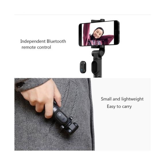 TRIPODE XIAOMI PLEGABLE SELFIE STICK BLUETOOTH NEGRO