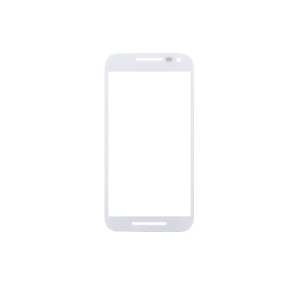 CRISTAL FRONTAL DE PANTALLA PARA MOTOROLA G3 BLANCO