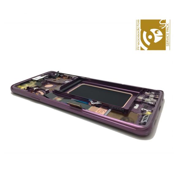 Pantalla SERVICE PACK para Samsung Galaxy S9 Plus morado