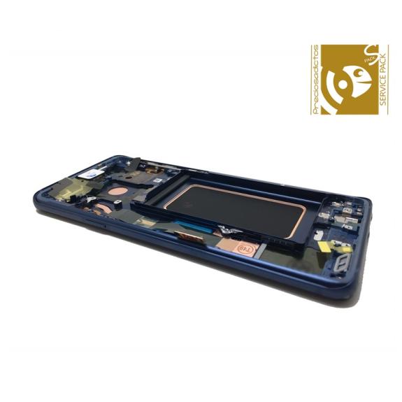 Pantalla SERVICE PACK para Samsung Galaxy S9 Plus azul