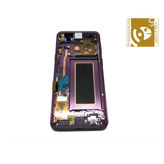 Pantalla SERVICE PACK para Samsung Galaxy S9 morado