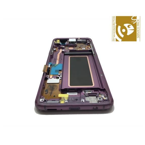 Pantalla SERVICE PACK para Samsung Galaxy S9 morado