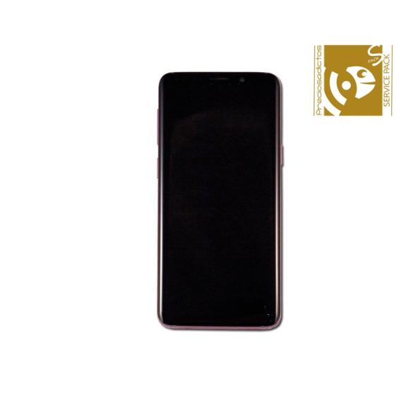 Pantalla SERVICE PACK para Samsung Galaxy S9 morado