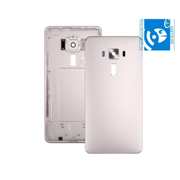 TAPA TRASERA CUBRE BATERIA PARA ASUS ZENFONE 3 DELUXE GRIS/PLATA