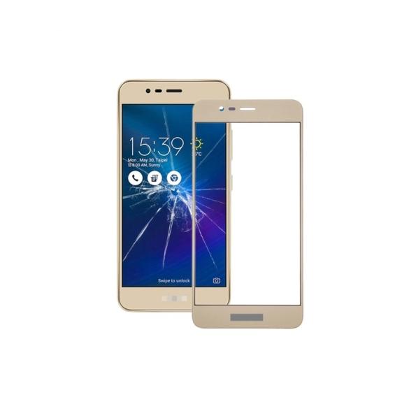 CRISTAL FRONTAL DE PANTALLA PARA ASUS ZENFONE 3 MAX DORADO