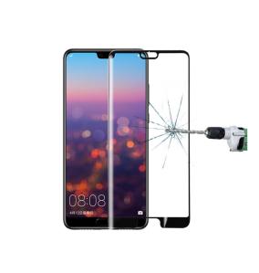 PROTECTOR DE PANTALLA CRISTAL TEMPLADO 3D PARA HUAWEI P20 NEGRO