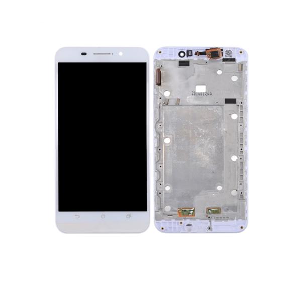 PANTALLA LCD COMPLETA PARA ASUS ZENFONE MAX BLANCO CON MARCO