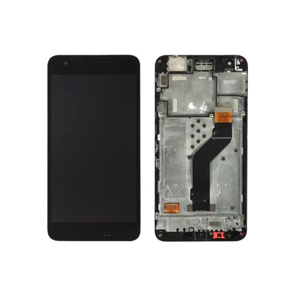 PANTALLA LCD COMPLETA PARA HUAWEI NEXUS 6P NEGRO CON MARCO