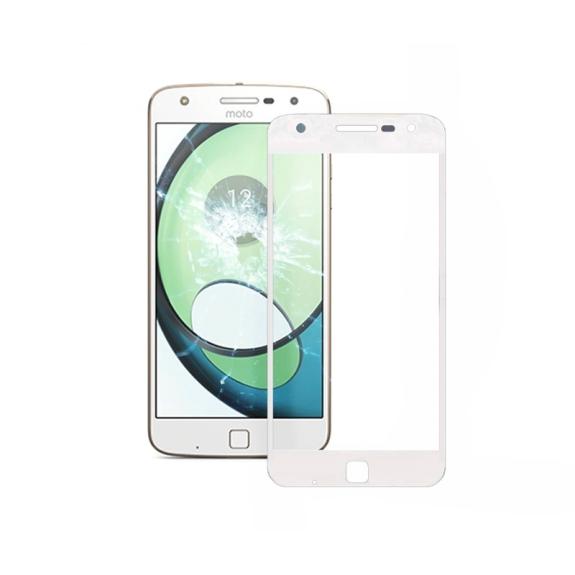 CRISTAL FRONTAL DE PANTALLA PARA MOTOROLA Z PLAY BLANCO