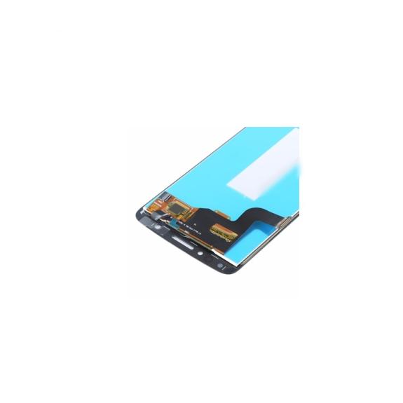 PANTALLA LCD COMPLETA PARA MOTOROLA MOTO E4 NEGRO SIN MARCO