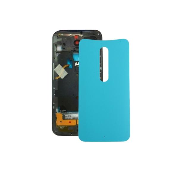 TAPA TRASERA CUBRE BATERIA PARA MOTOROLA MOTO X STYLE AZUL