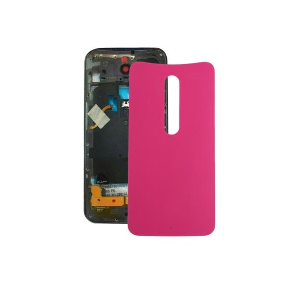 TAPA TRASERA BATERIA PARA MOTOROLA MOTO X STYLE MAGENTA / ROSA