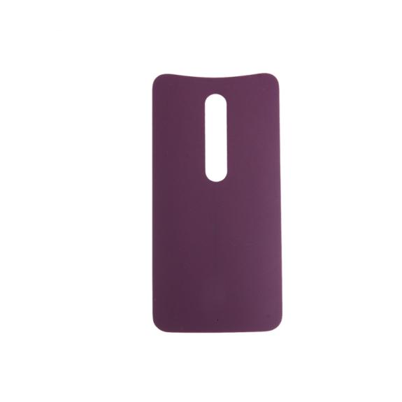 TAPA TRASERA CUBRE BATERIA PARA MOTOROLA MOTO X STYLE MORADO