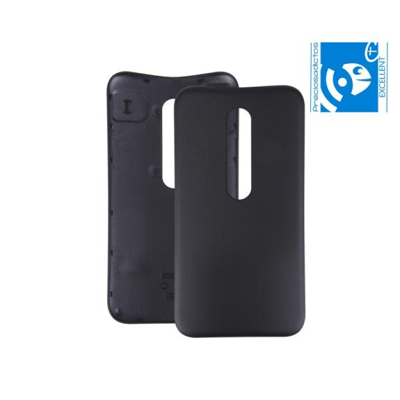 TAPA TRASERA CUBRE BATERIA PARA MOTOROLA MOTO G3 NEGRO