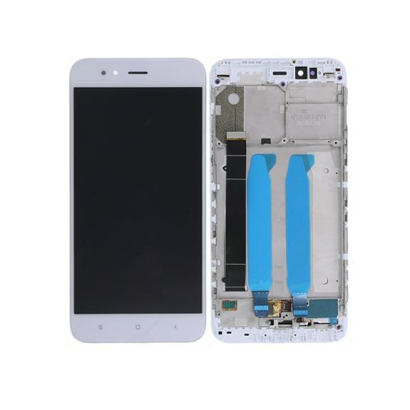 PANTALLA LCD COMPLETA PARA XIAOMI MI 5X / A1 BLANCO CON MARCO