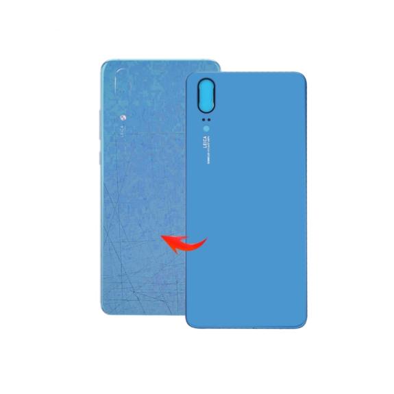 Tapa para Huawei P20 azul espejo