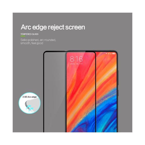 PROTECTOR PANTALLA CRISTAL TEMPLADO PARA XIAOMI MI MIX 2S NEGRO