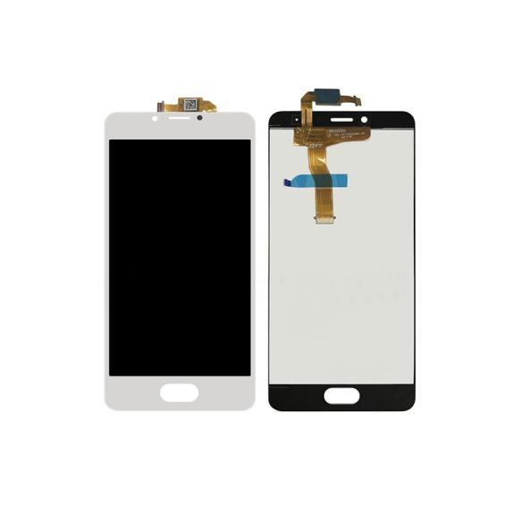 PANTALLA TACTIL LCD COMPLETA PARA MEIZU M5C BLANCO SIN MARCO