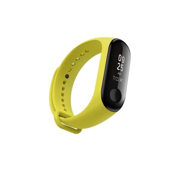 CORREA PULSERA PARA XIAOMI MI BAND 3 / 4 AMARILLO