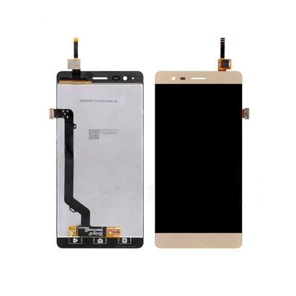 PANTALLA LCD COMPLETA PARA LENOVO K5 NOTE DORADO SIN MARCO