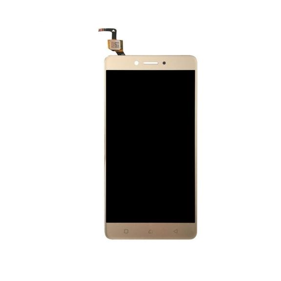 PANTALLA LCD COMPLETA PARA LENOVO K6 NOTE DORADO SIN MARCO